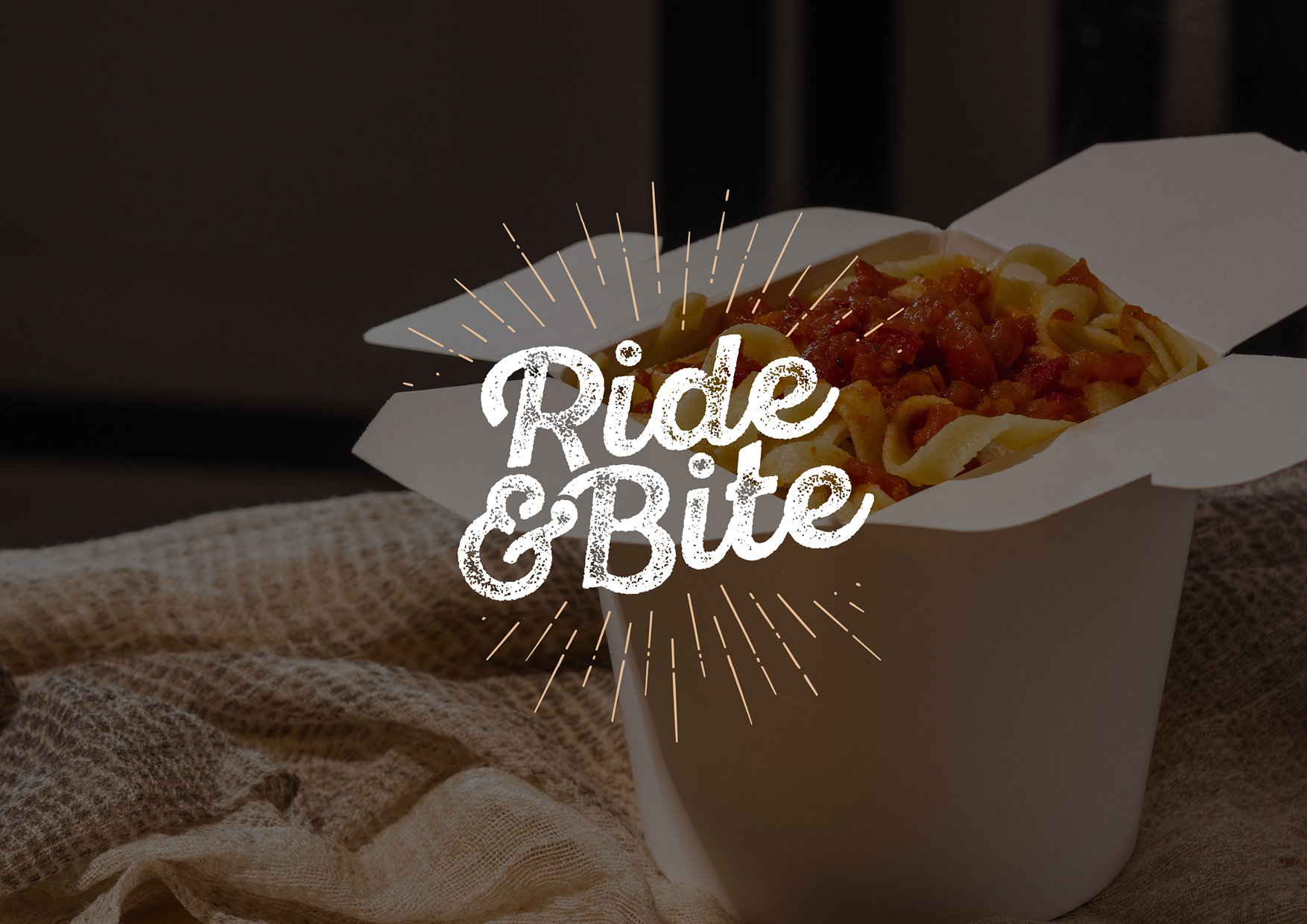 Logo branding foodtruck  Ride&Bite 1