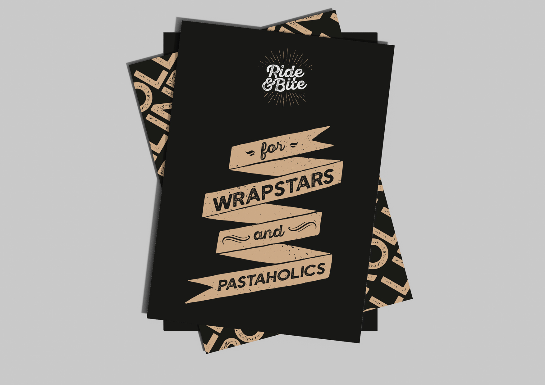grafisch ontwerp foodtruck foodtruck  Ride&Bite 11