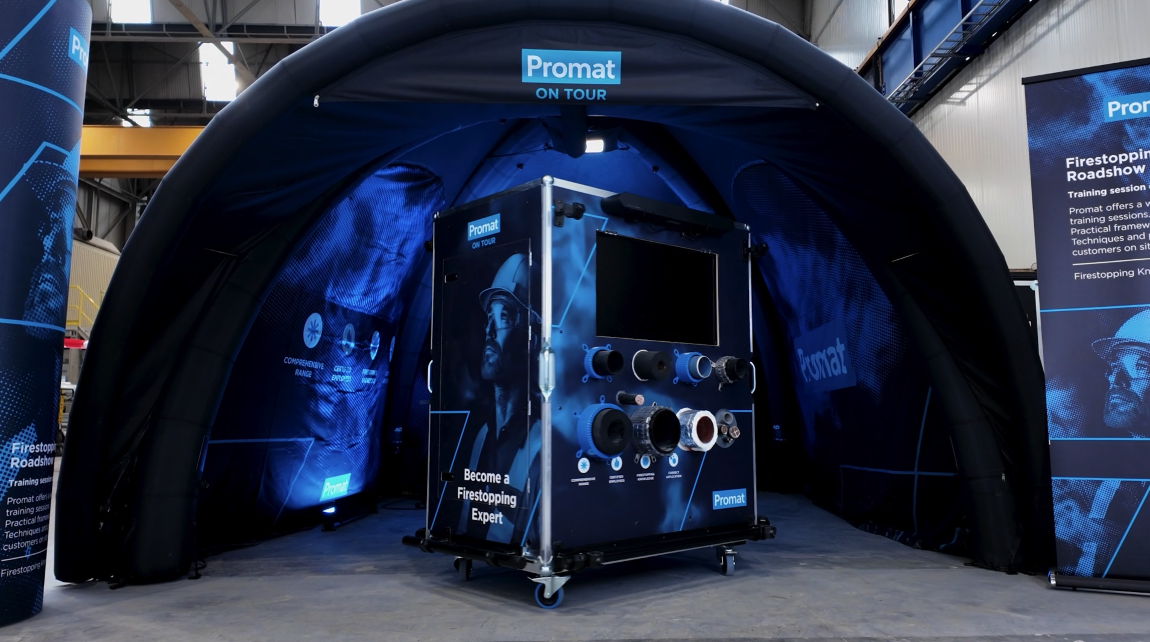 00 Promat mockup Design Firestopping Roadshow